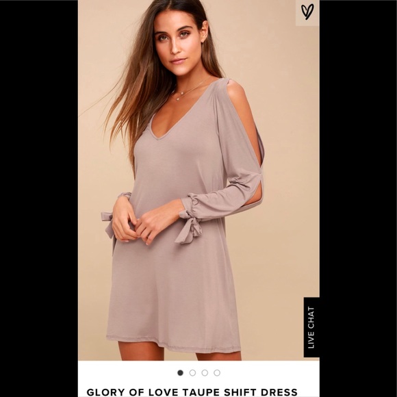 Lulus Dresses & Skirts - NWT Lulu’s Glory of Love cold shoulder shift dress